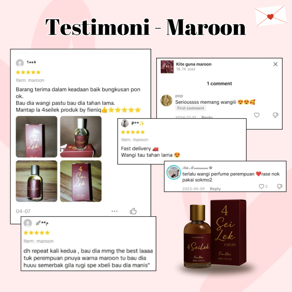 testimoni maroon copy